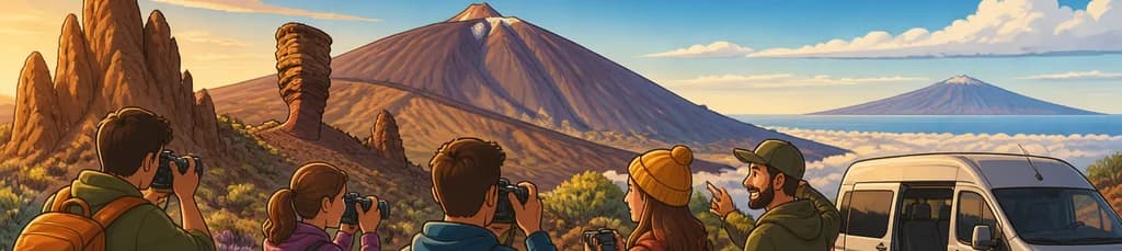Excursión Fotográfica al Teide en Minivan para Grupos Reducidos con Recogida en Tenerife