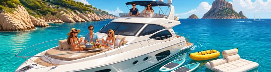 Descubre Ibiza y Formentera en un charter privado a bordo del yate Uniesse 66