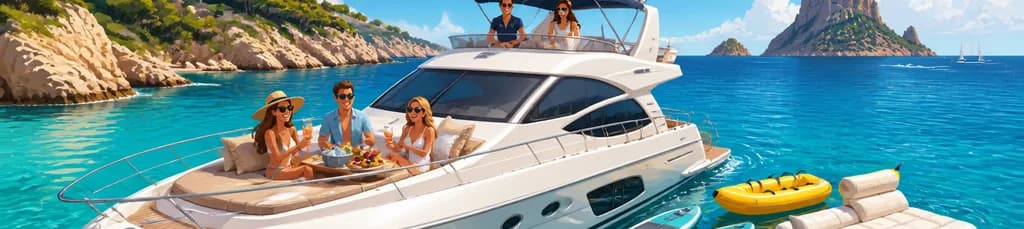 Descubre Ibiza y Formentera en un charter privado a bordo del yate Uniesse 66