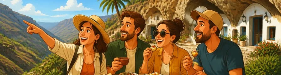 Viaje privado a Agüimes y el Pueblo Cueva desde Las Palmas, incluyendo degustación de tapas
