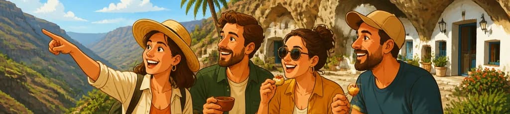Viaje privado a Agüimes y el Pueblo Cueva desde Las Palmas, incluyendo degustación de tapas