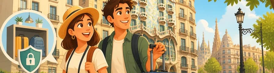 Servicio de consigna de equipaje en Barcelona, cerca de Casa Batlló
