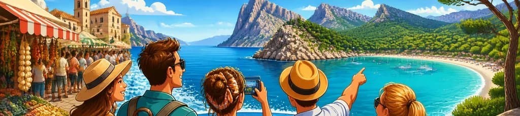 Descubrimiento de Formentor: Mercado, Travesía Marítima y Playa en Mallorca