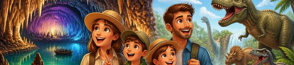 Aventura Familiar en Mallorca: Cuevas de Hams y Dinosaurland