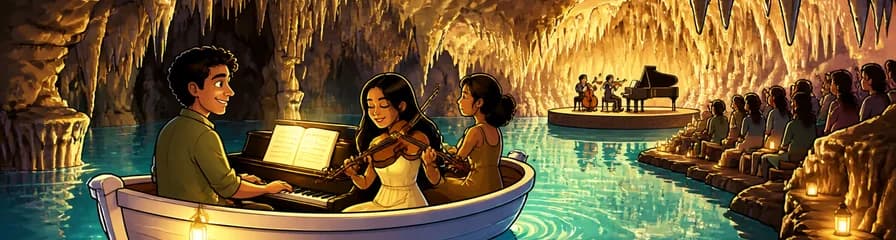 Vive la magia de las Cuevas del Drach: concierto y paseo en barca con recogida de clientes