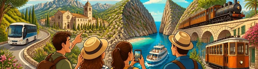 Descubre Mallorca: Un Viaje Completo en Tren, Tranvía, Barco y Autobús