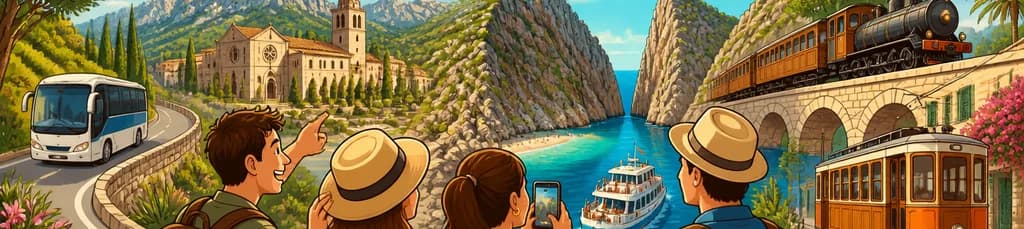 Descubre Mallorca: Un Viaje Completo en Tren, Tranvía, Barco y Autobús
