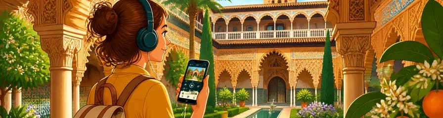 Entrada al Real Alcázar de Sevilla con recorrido autoguiado diseñado por Guía Oficial