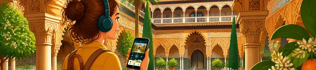 Entrada al Real Alcázar de Sevilla con recorrido autoguiado diseñado por Guía Oficial