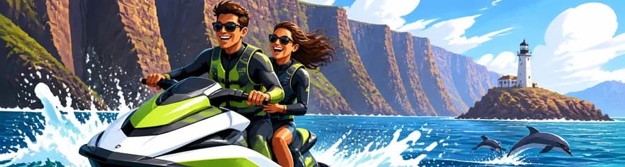 Safari en moto de agua por los Acantilados de Los Gigantes