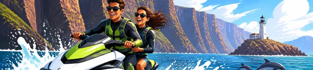 Safari en moto de agua por los Acantilados de Los Gigantes