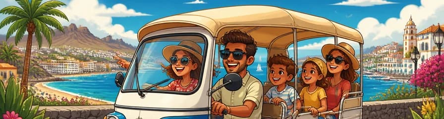 Descubre el Sur de Tenerife: Un Viaje en Tuktuk entre Historia y Mar