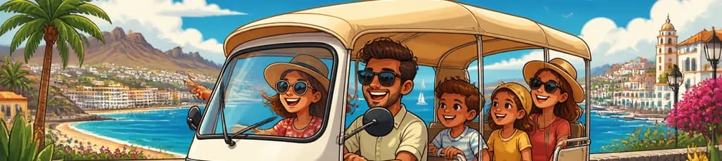 Descubre el Sur de Tenerife: Un Viaje en Tuktuk entre Historia y Mar