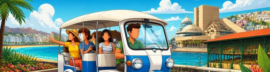 Recorrido en Tuk Tuk por la Costa y la Ciudad Moderna de Las Palmas