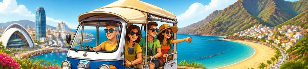 Recorrido en Tuk Tuk por Santa Cruz, San Andrés y la Playa de Las Teresitas