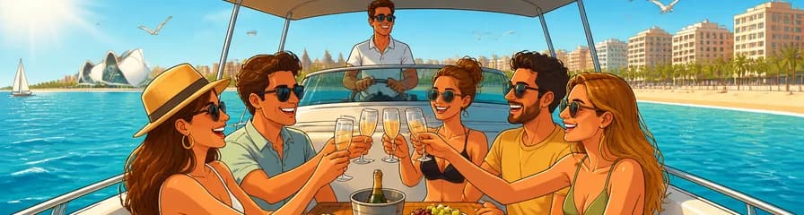 Experiencia de Alquiler Privado de Barco con Patrón en Valencia