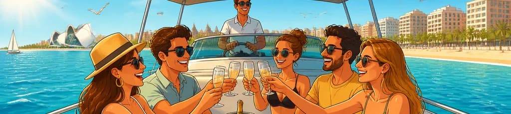Experiencia de Alquiler Privado de Barco con Patrón en Valencia