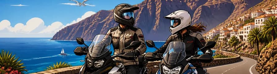 Recorrido en motocicleta por la costa de Los Gigantes