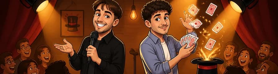 CHISTES Y CHISTERAS: Una Noche de Monólogo y Magia
