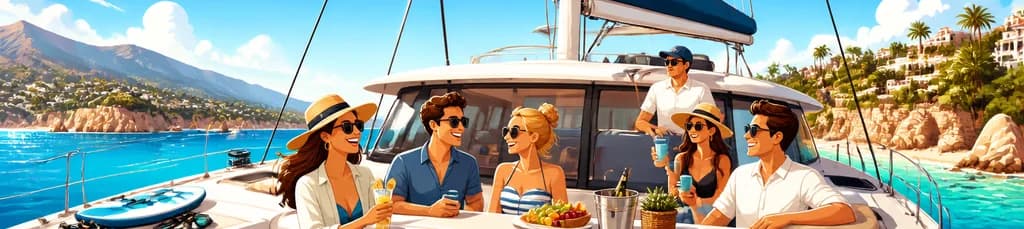 Disfruta de la Costa del Sol con el alquiler de catamaranes de lujo
