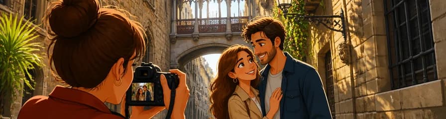 Tu propia sesión fotográfica en el histórico Barrio Gótico de Barcelona
