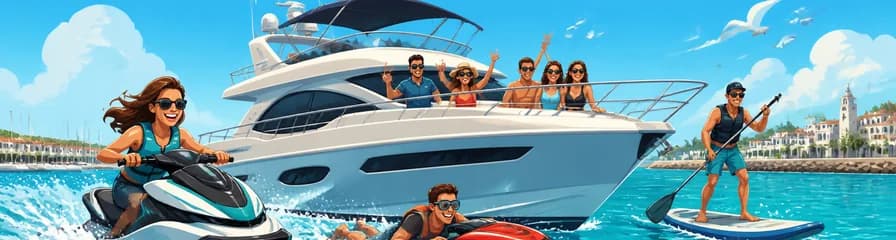 Vive la emoción de un yate privado y deportes acuáticos en Puerto Sherry, Cádiz