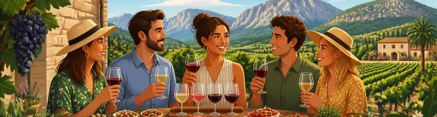 Recorrido vinícola por Mallorca con cata de vinos y degustación de tapas