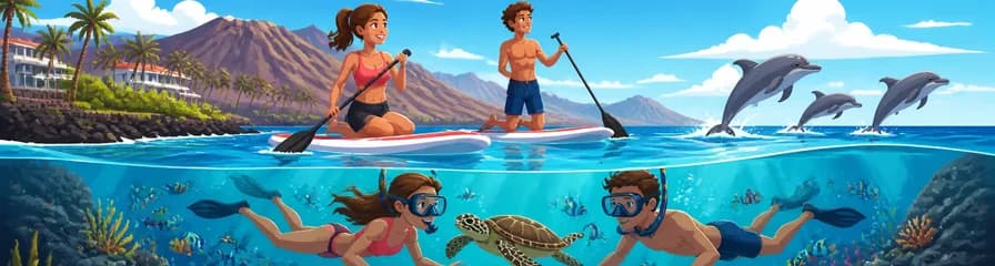 Aventura de Paddle Surf y Snorkel en Palm-Mar: Avistamiento de Delfines y Tortugas en Tenerife