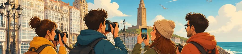 Recorrido fotográfico por el corazón de Coruña
