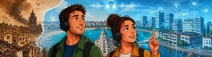 Recorrido en pódcast por Santander: de la devastación al mundo algorítmico