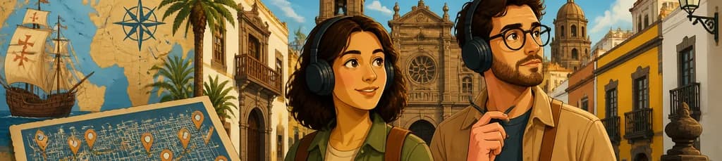 Tour en formato podcast por Las Palmas: El plano de Vegueta