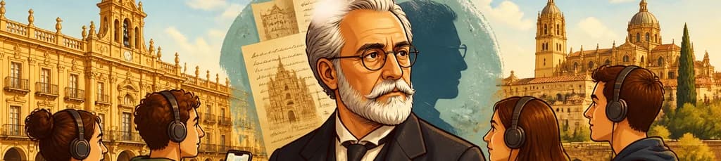Recorrido de audio autoguiado sobre Miguel de Unamuno en Salamanca