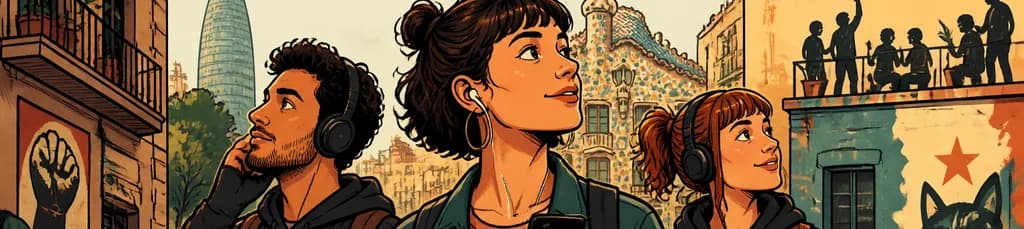 Recorrido autoguiado en podcast: El corazón rebelde de Barcelona