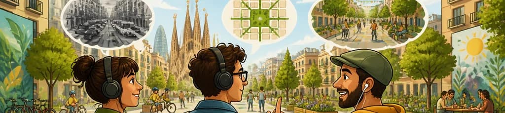 Recorrido en Podcast por Barcelona: La Paradoja del Superbloque