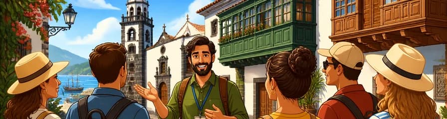 Recorrido a pie por el casco antiguo de Santa Cruz: una inmersión económica en su historia y vida