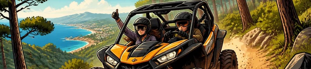 Aventura en buggy por el bosque de Lloret de Mar: The Forest Elite Run (1 hora)