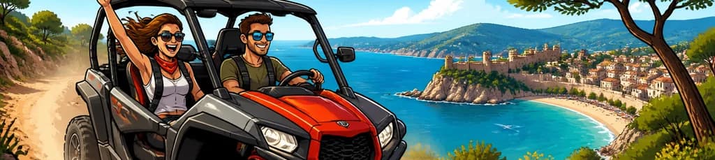 Emocionante recorrido en buggy por la costa de Lloret de Mar: la ruta costera de 2 horas
