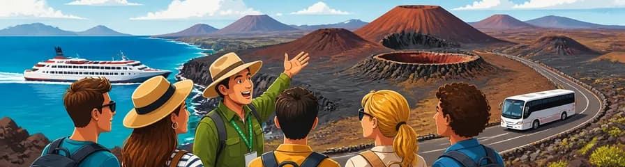 Descubre Timanfaya desde Fuerteventura: Un Tour con Ferry y Guía Incluidos