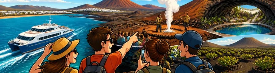 Aventura en Lanzarote partiendo del sur de Fuerteventura