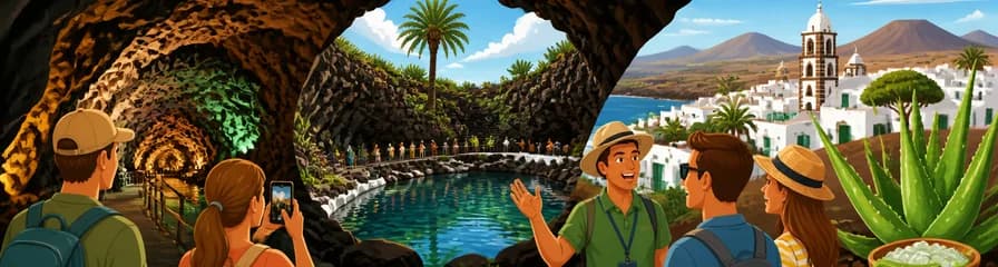 Recorrido por el norte de Lanzarote: Jameos del Agua y Cueva de los Verdes