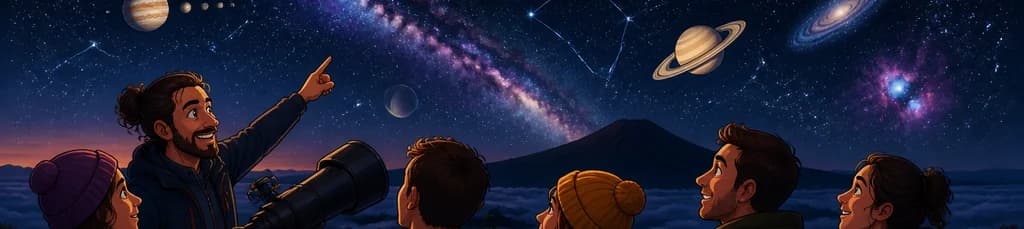 Tour de observación de estrellas en La Palma con guía astronómico experto