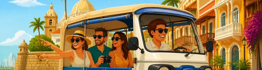 Recorrido en Tuk Tuk por Cartagena