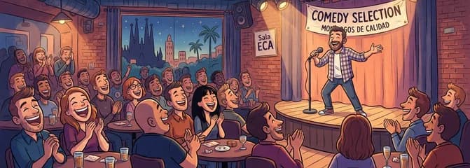 Monólogos de calidad: Comedy Selection presenta lo mejor del humor en Barcelona