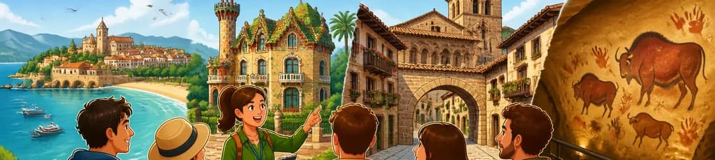 Recorrido guiado por Santillana, Altamira, Comillas y San Vicente de la Barquera