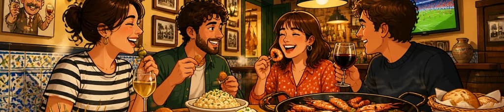 Experiencia culinaria de tapas en Venta el Segoviano, Chamberí, un clásico desde 1984