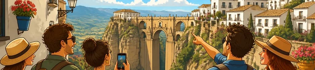 Descubre Ronda, el pueblo blanco, en una excursión de un día para grupos pequeños desde Granada