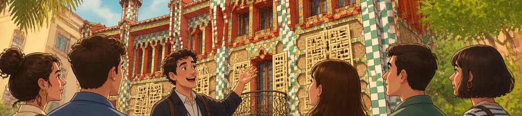 Recorrido guiado por la Casa Vicens, la primera obra de Gaudí