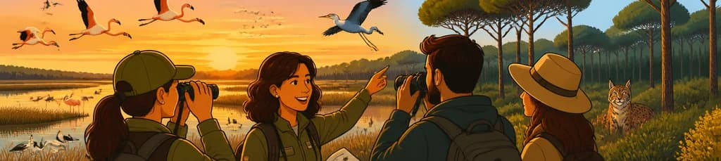 Excursión de 6 horas: El amanecer en Doñana Norte y sus aves