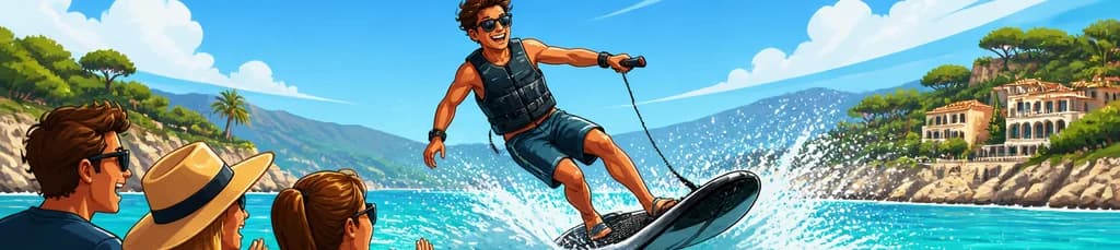 Experiencia de jetsurf: emocionante aventura en tabla de surf motorizada en Mallorca