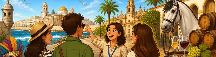 Excursión privada de seis horas por Cádiz y Jerez de la Frontera, con salida desde Cádiz